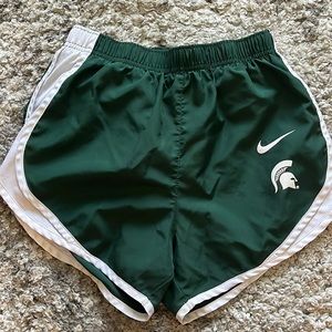 MSU Nike Running Shorts